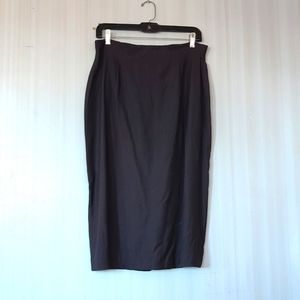 Pencil Skirt Lined Wool Sz 12